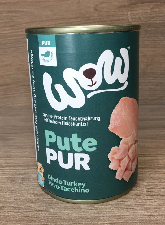 PATEE POUR CHIEN - WOW - B.A.R.F. PURE DINDE